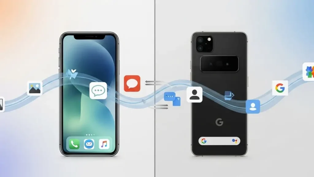 cambio entre Android e iPhone